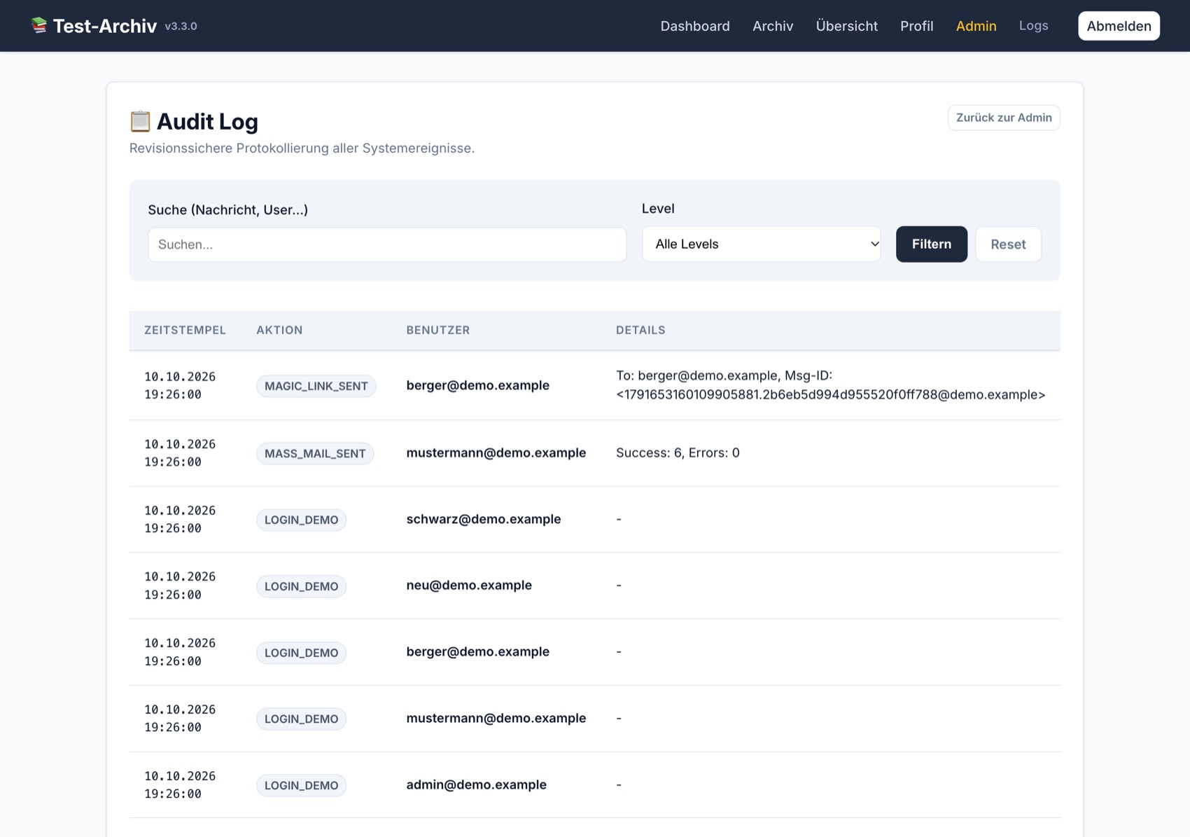 Audit-Log